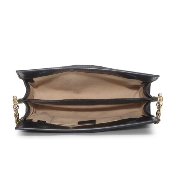 EUC Gucci Ophidia Black Leather Shoulder Bag - Picture 6 of 9